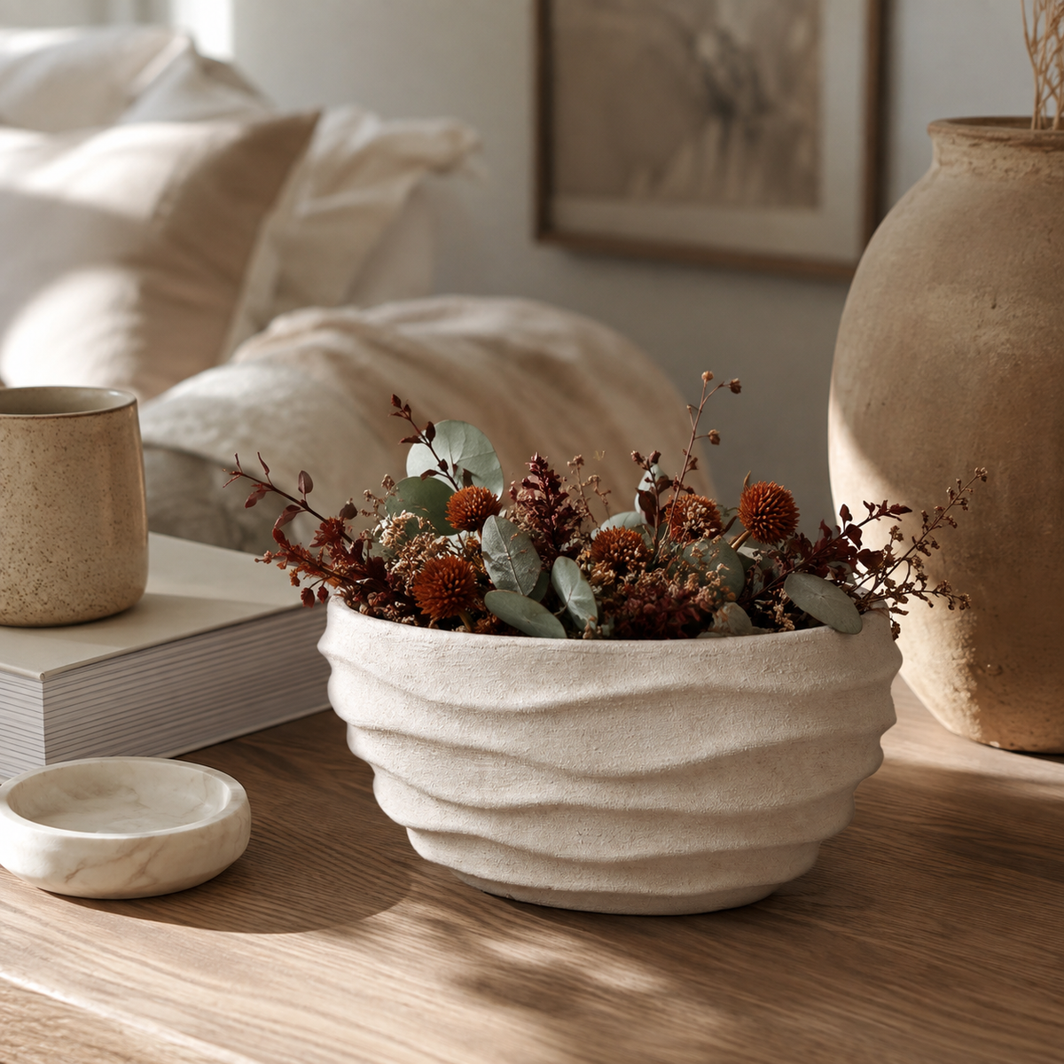 Lila Stoneware Pot