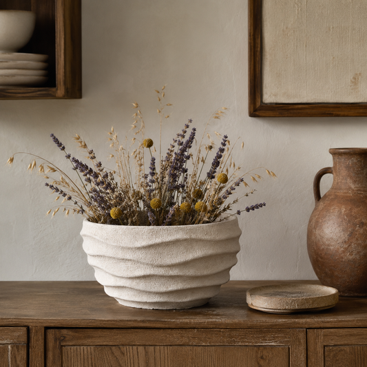 Lila Stoneware Pot
