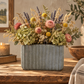 Lilijana Cement Tall Rectangle Pot