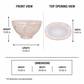 Lindsey Capri Shell Boat-Shaped Planter