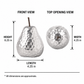 Lumara Ceramic Pear Figurine