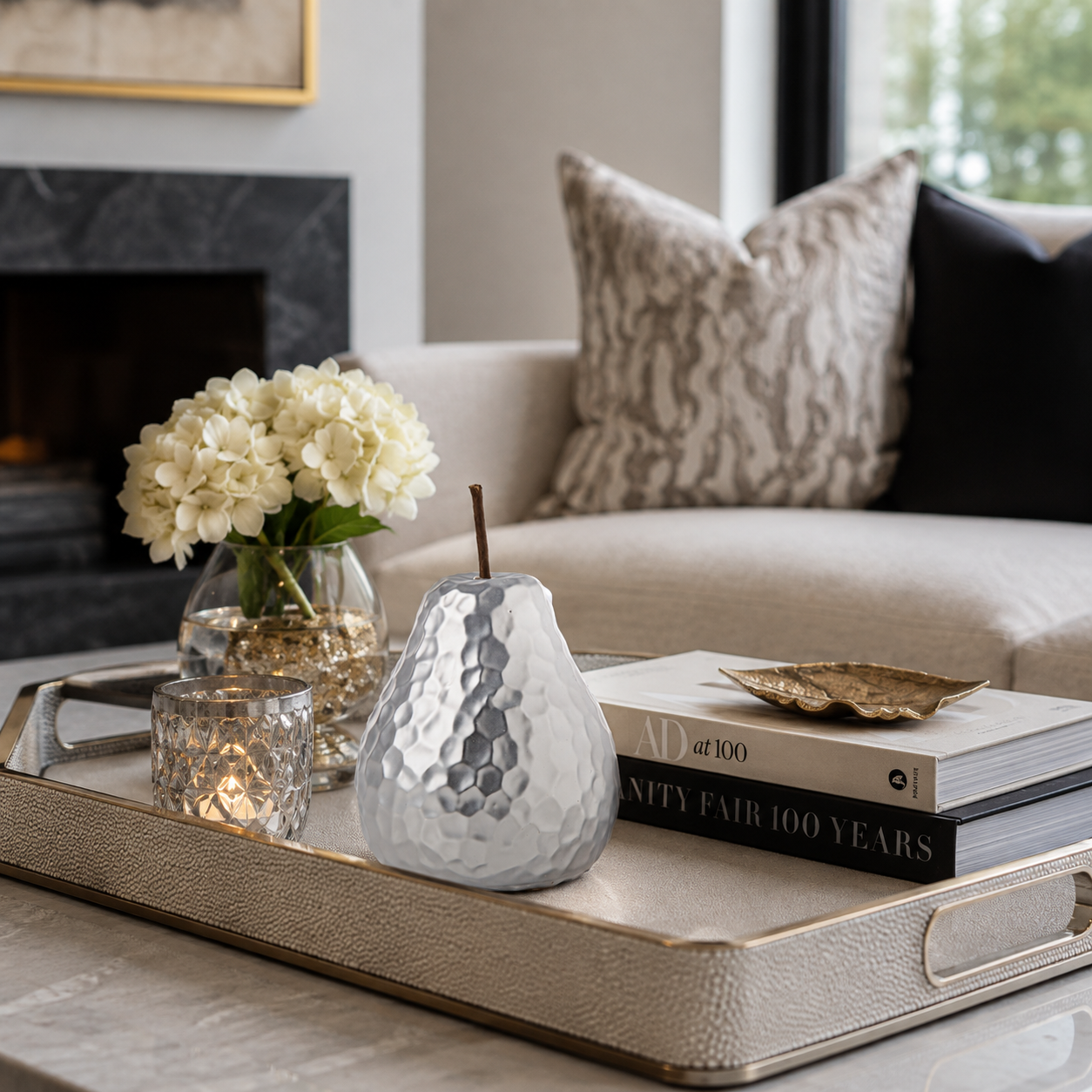 Lumara Ceramic Pear Figurine