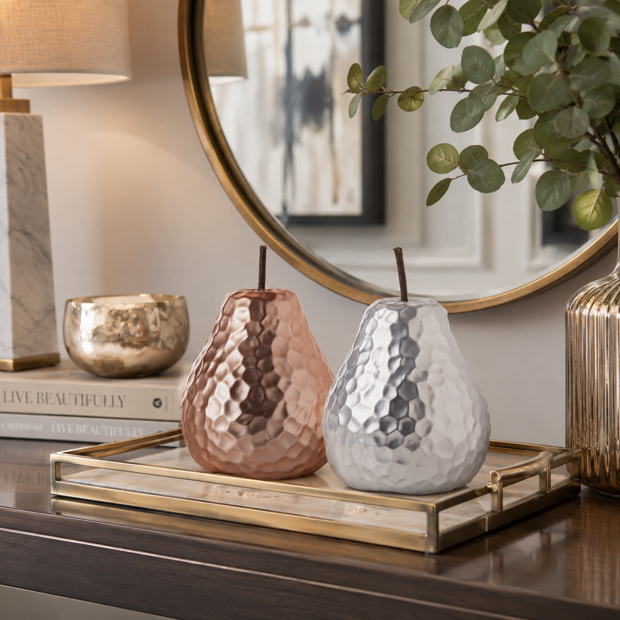 Lumara Ceramic Pear Figurine