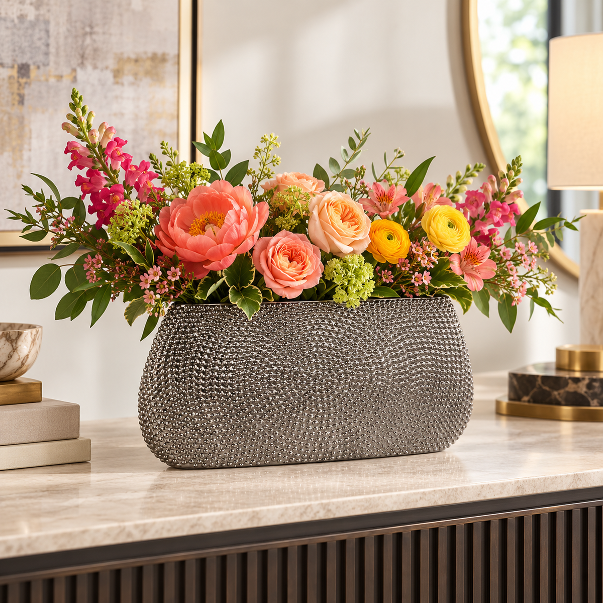 Lunaro Polished Ceramic Vase Collection