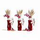 Quara Classic Machine Made Glass Vase – Set of 3