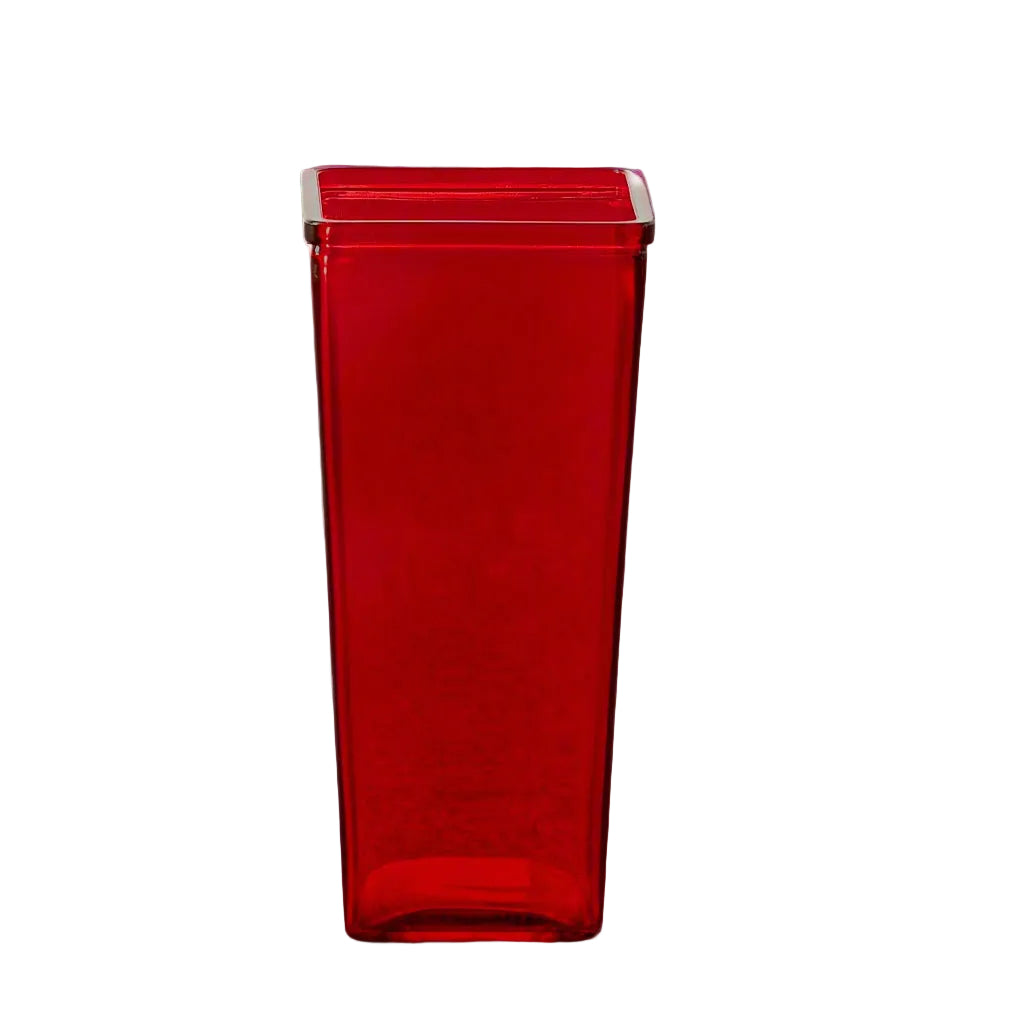 Billie Tapered Square Glass Vase
