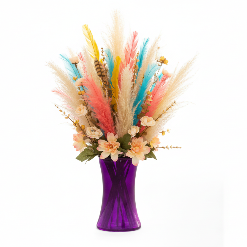 Lyra Elegant Glass Vase