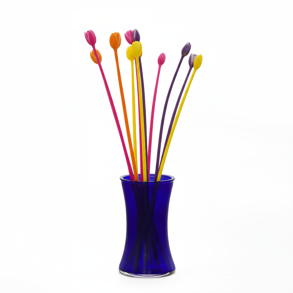 Lyra Elegant Glass Vase