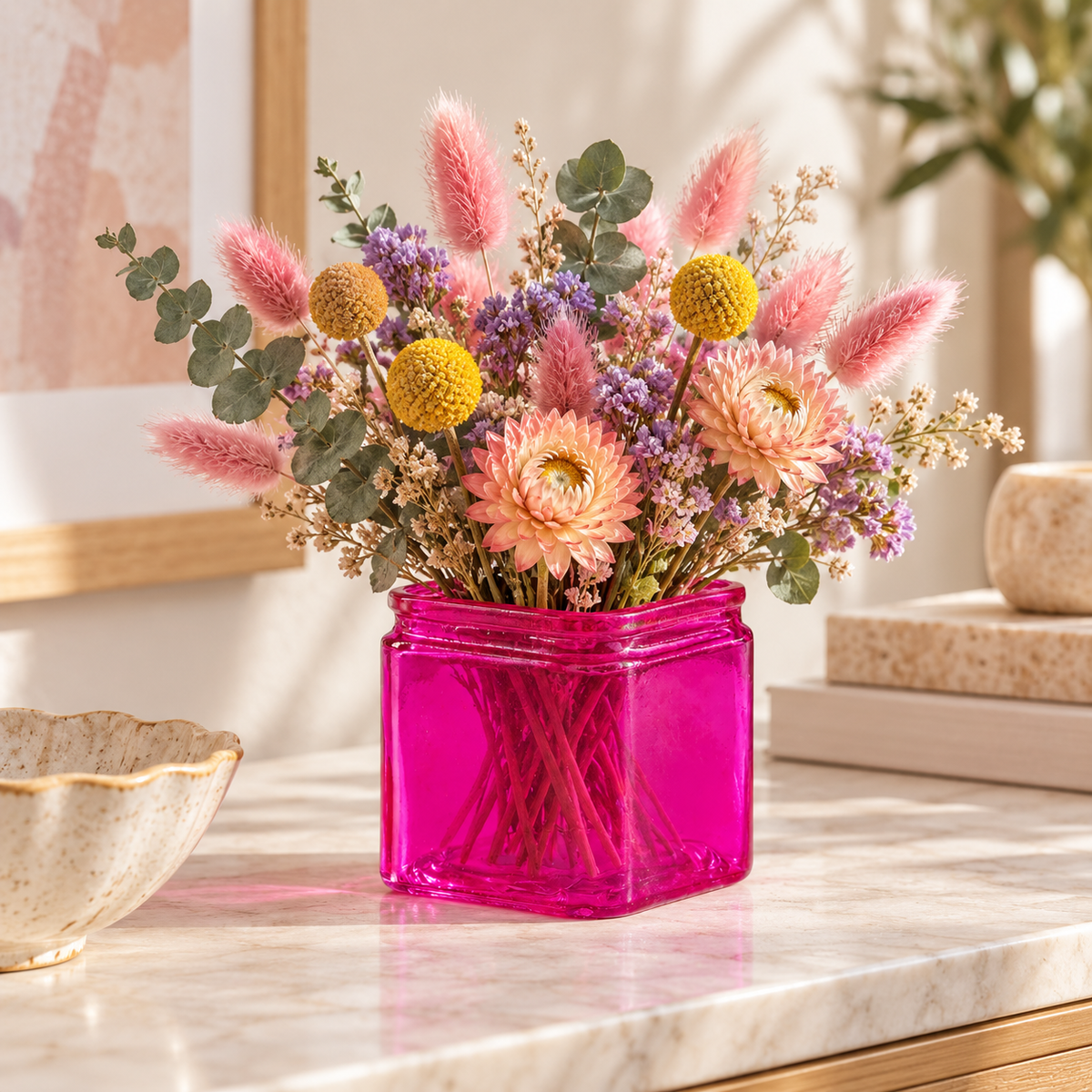 Juno Glass Cube Vase
