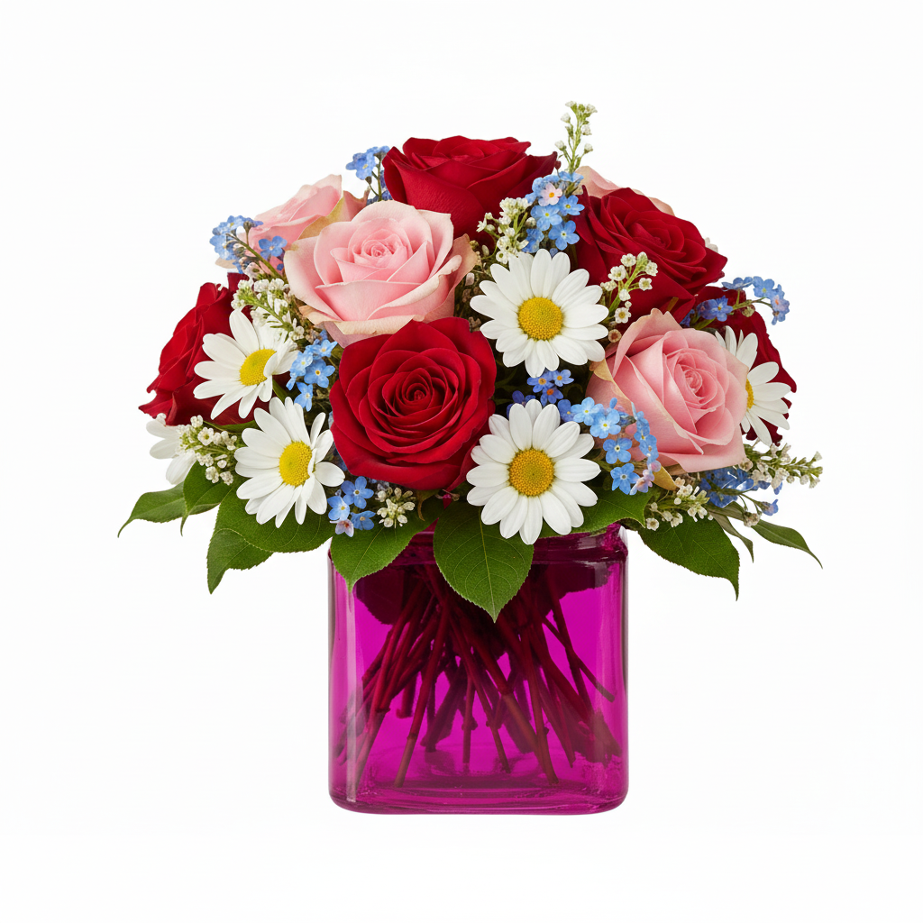 Juno Glass Cube Vase