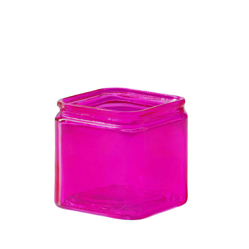 Juno Glass Cube Vase-Urban Trends Collection-Urban Trends Collection