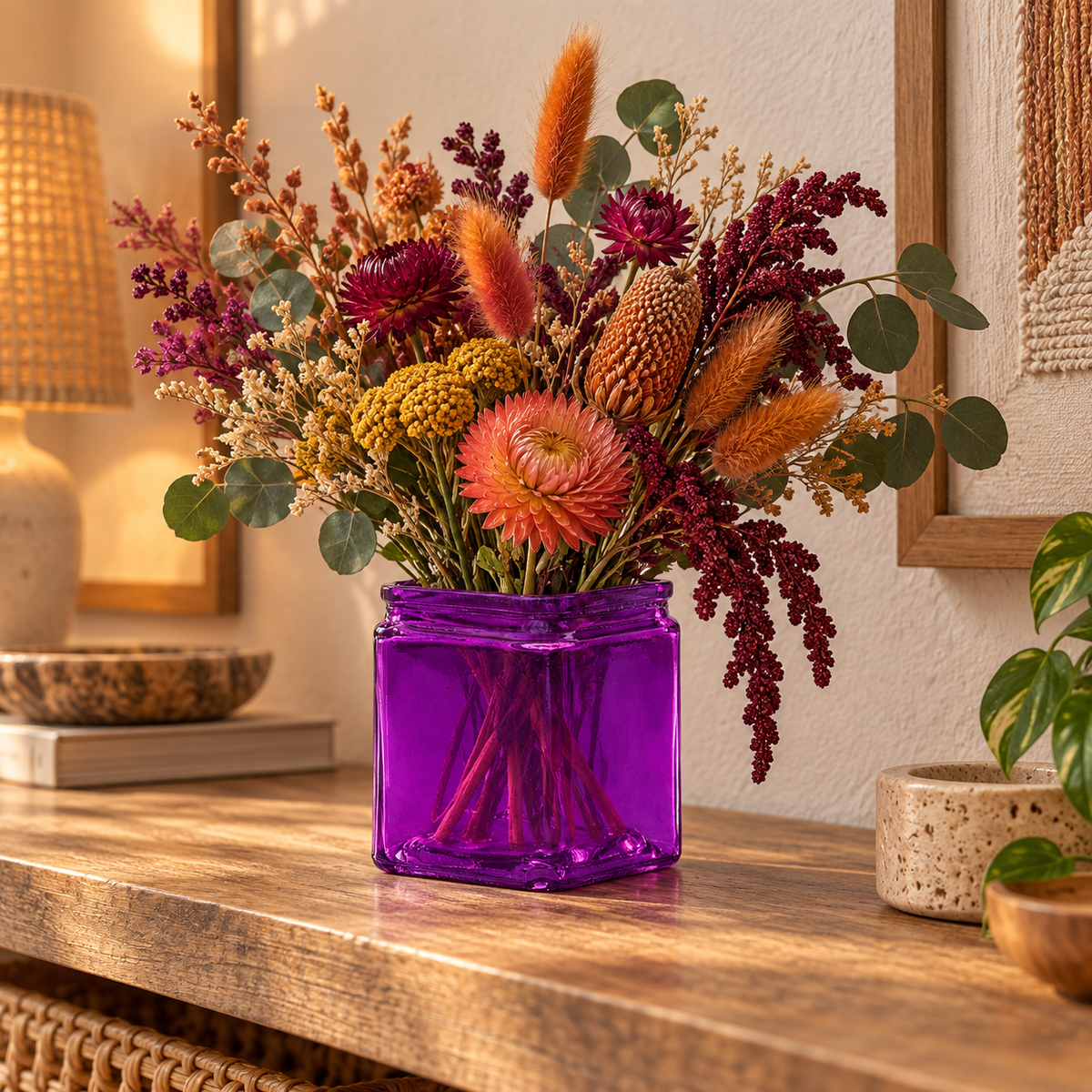 Juno Glass Cube Vase
