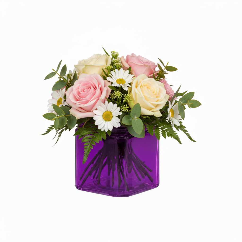 Juno Glass Cube Vase