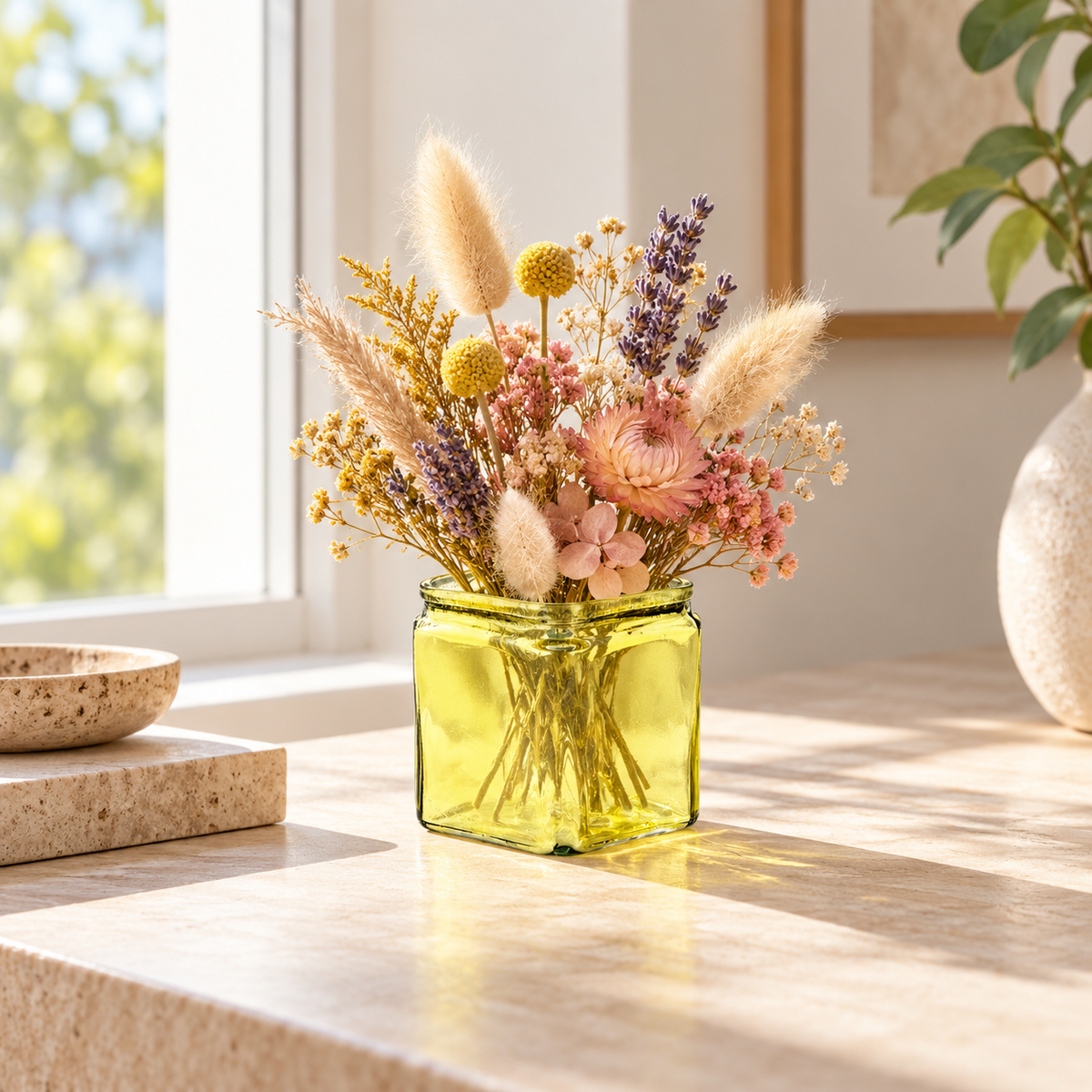 Juno Glass Cube Vase