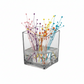 Lizze Clear Glass Cube Vase