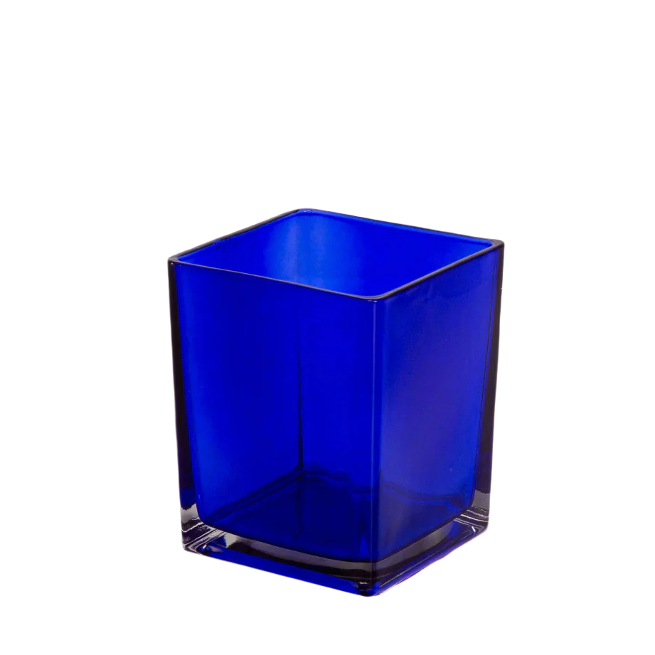 Lizze Clear Glass Cube Vase