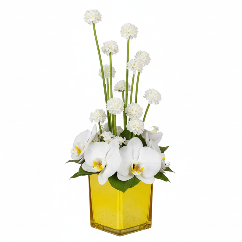 Electra Glass Cube Vase