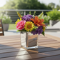 Electra Glass Cube Vase
