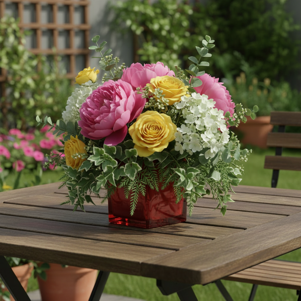 Electra Glass Cube Vase
