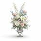 Femi Machine-Made Glass Urn Vase