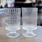 Kya Textured Pedestal Glass Vase