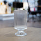 Kya Textured Pedestal Glass Vase