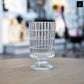 Kya Textured Pedestal Glass Vase