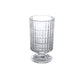 Kya Textured Pedestal Glass Vase