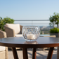 Kendi Textured Glass Bowl Vase