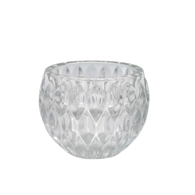Kendi Textured Glass Bowl Vase