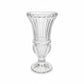 Tia Fluted Glass Pedestal Vase