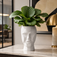 Mavrik Pixelated Head Ceramic Pot