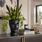 Mavrik Pixelated Head Ceramic Pot