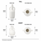 Milenne White Ring-Handled Ceramic Vase