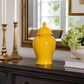 Moshe Yellow Ceramic Ginger Jar