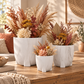 Myora Marble Tripod Planter Set (Set of 3)