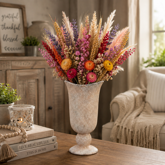Nevaeh Goblet Ceramic Urn Vase