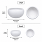 Nia Fiberglass Bowl Planter Set (Set of 2)