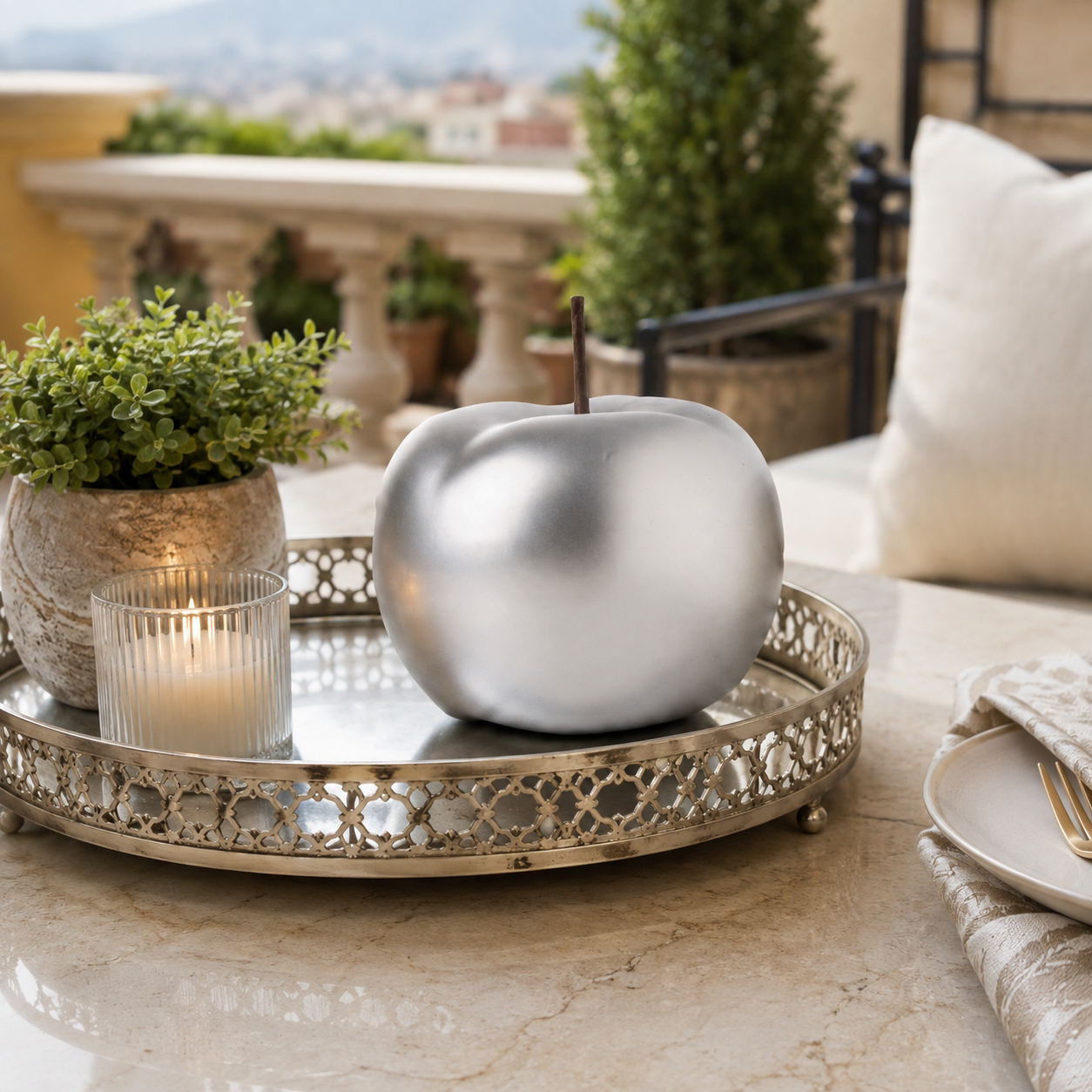 Nolyn Ceramic Apple Decor