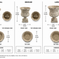 Nona Fluted Pedestal Cement Urn Planter