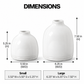 Oren Round Ceramic Vase