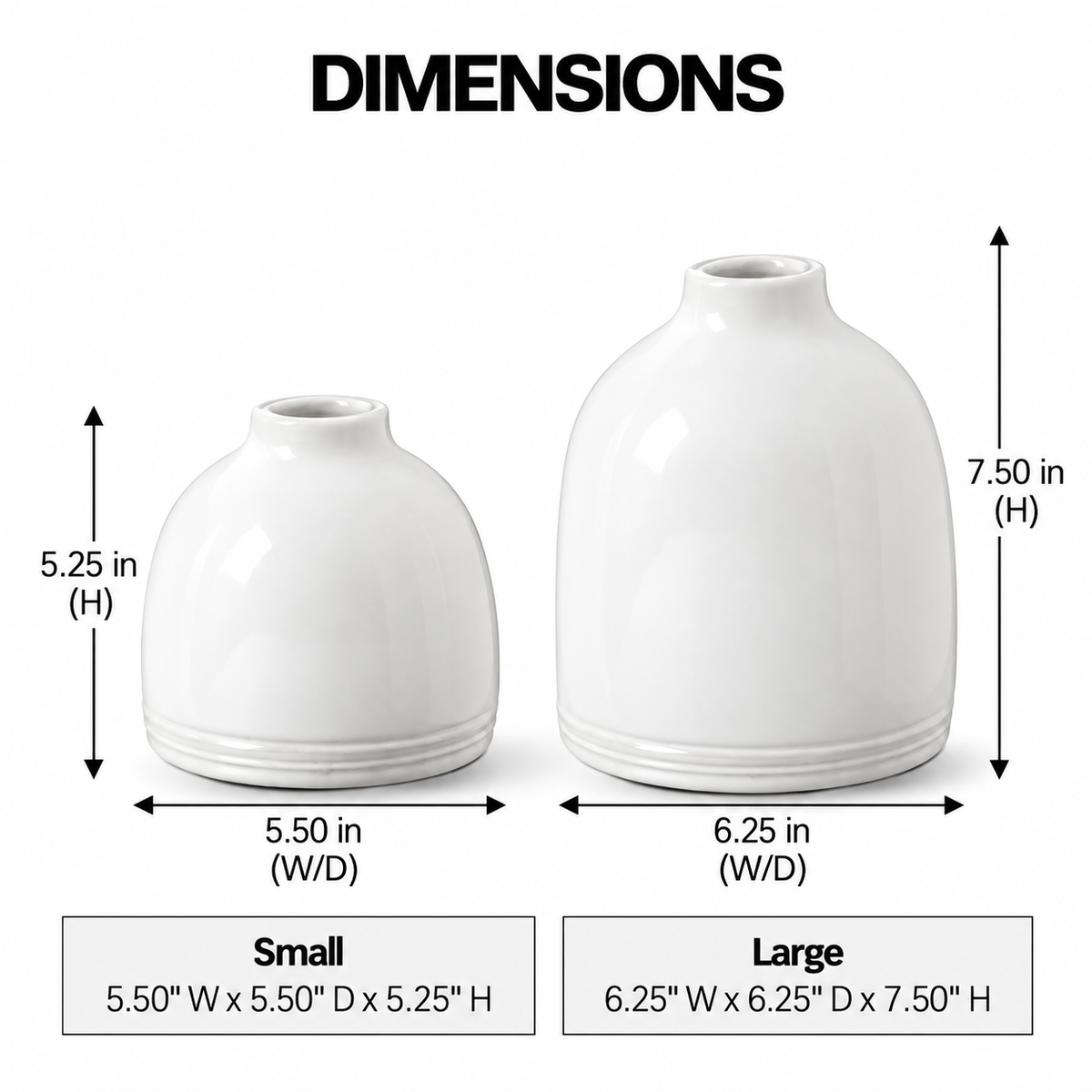 Oren Round Ceramic Vase