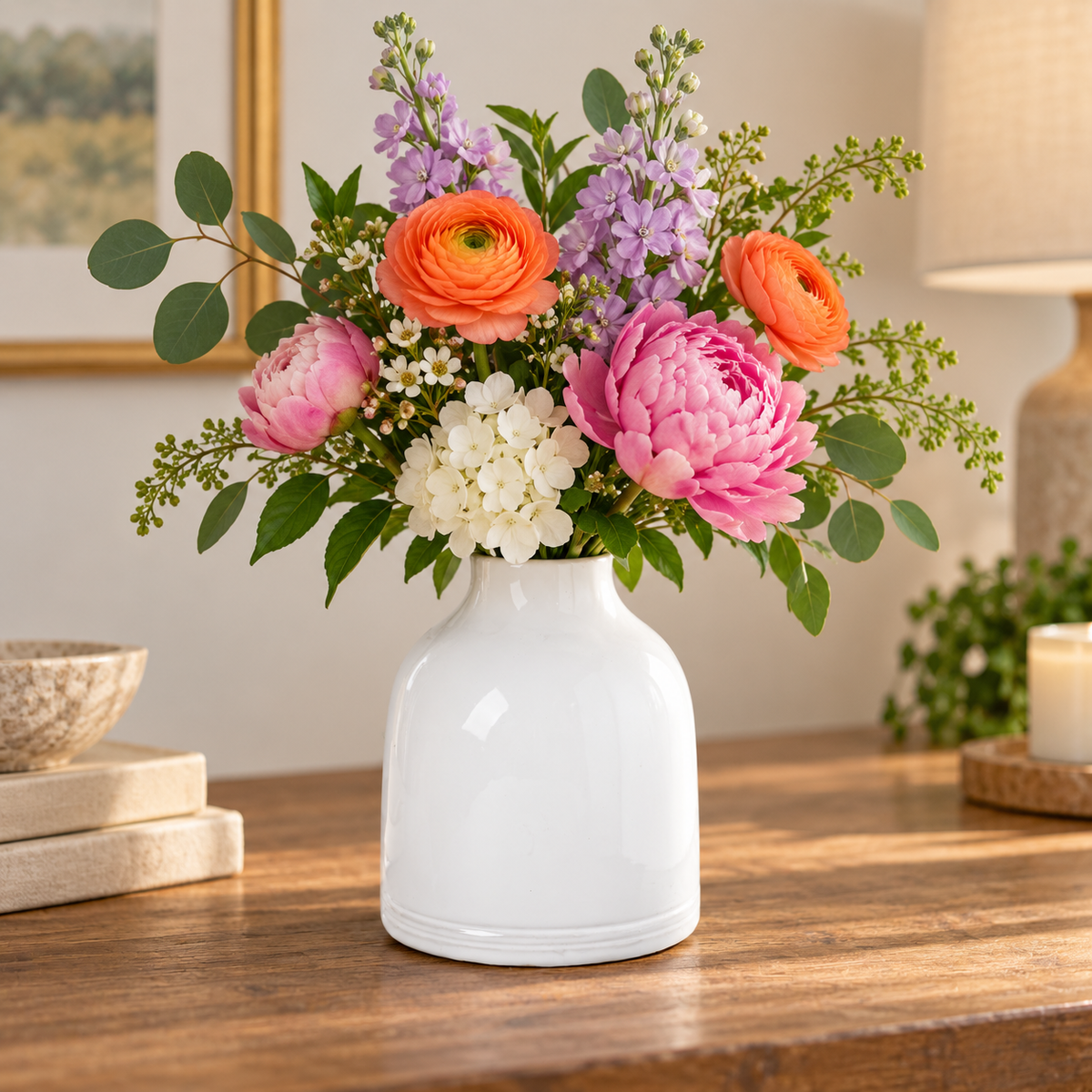 Oren Round Ceramic Vase