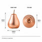 Posie Ceramic Pear Figurine