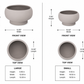 Hattie Terracotta Compote Planter