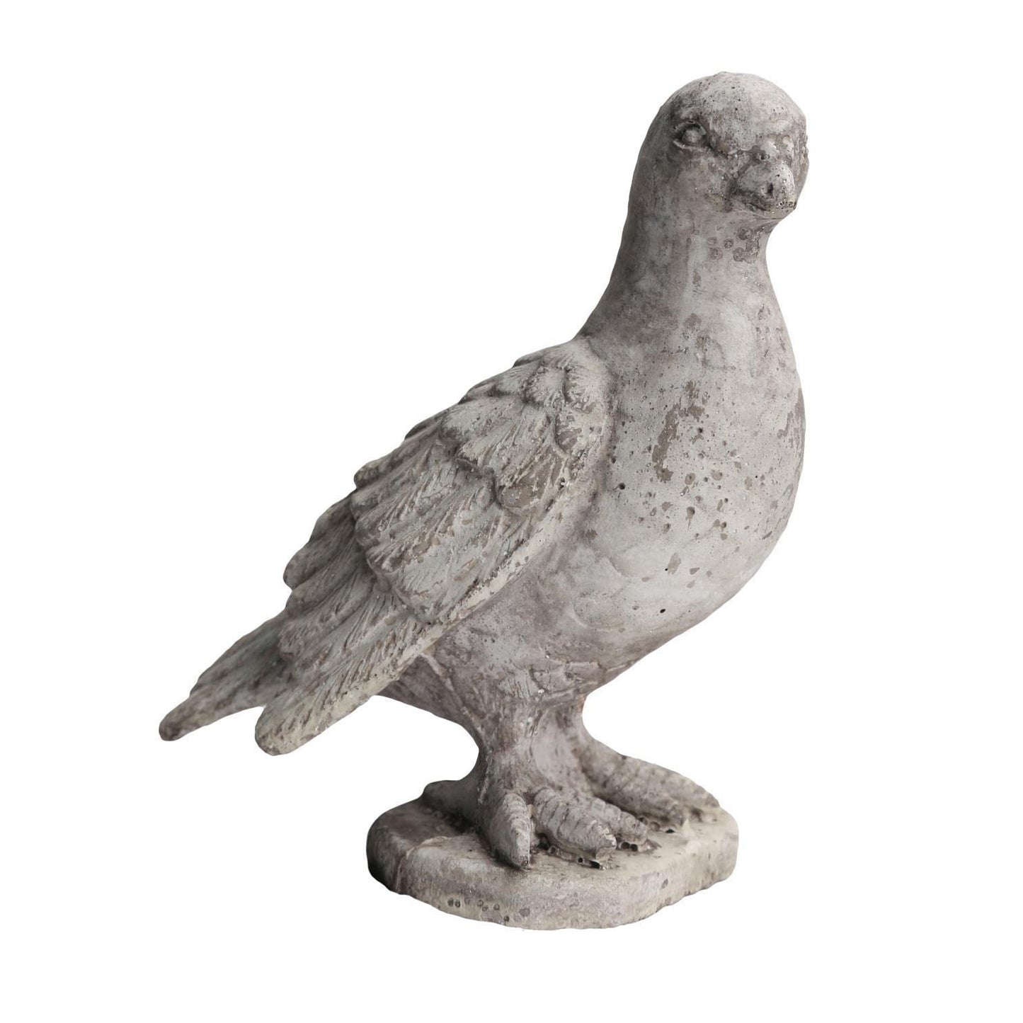 Quillen Cement Cardinal Bird Figurine