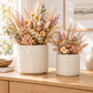 Quinn Bubble Pattern Ceramic Planter Set (Set of 2)