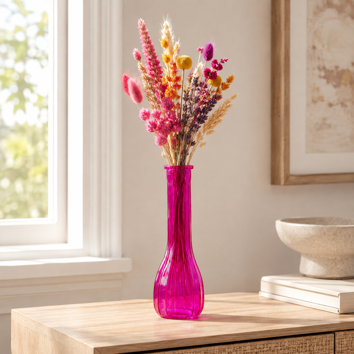 Quivira Ribbed Bud Vase