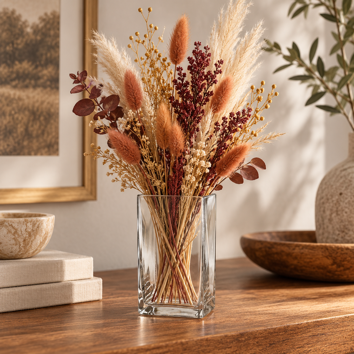 Harriet Clear Glass Block Vase