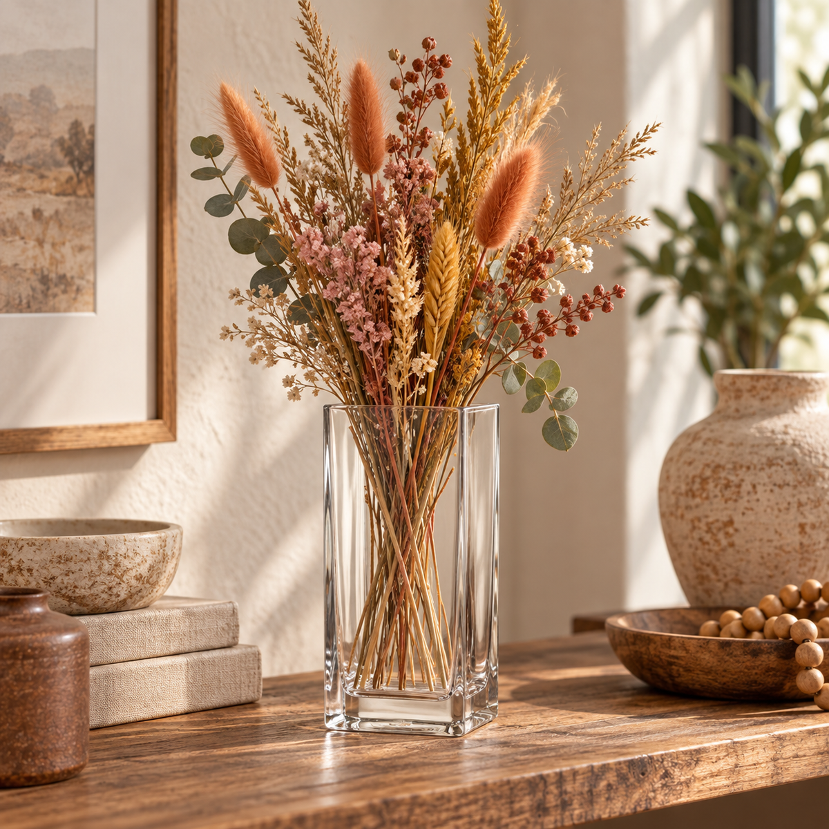 Harriet Clear Glass Block Vase